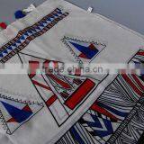 Latest Style Fringe Triangle Printed Voile Polyester Scarf thumbnail-4