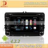 7" VW Pure Android 4.2.2 Car DVD GPS With WIFI/3G