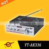 Portable Amplifier for Headphones YT-336 With USB/SD/remote Control