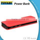 10000mah Portable Charger Power Bank Rubber Coating Finish With 3 USB Port and LED Light thumbnail-6