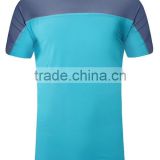 plain blue dry fit womens polyester t-shirts