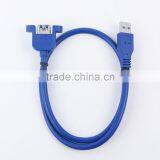 USB3.0 A Male to A Female Extension Cable With Screw Holes thumbnail-3