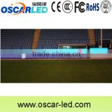 Football field led advertising screen on the sides