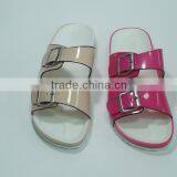 Fashion Lady Fancy Flat Heel Colorful PCU Slippers thumbnail-1