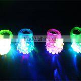 Cool Led Light Up Flashing Bubble Ring Rave Party Blinking Soft Jelly Glow Party Favor thumbnail-6