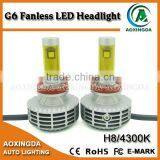 H8 G6 New Generation Canbus Led Head Light h4 h7 h8 h9 H11 H13 9004 9005 9006 9007 Car Led Headlight Kit thumbnail-2