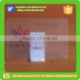 Very Simple Plastic Clear Business Cards Own Logo Printed Quality Choice
