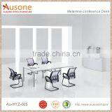 White Elegant Style Melamine Office Furniture Board Room Table