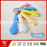 Hot Sale Stainless Steel Kids Spoon With Lovely Plastic Cartoon Pattern Handle thumbnail-3