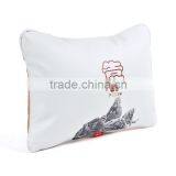 Custom White Plain Leather Case Throw Pillow With Inserts Supplier's Choice thumbnail-2
