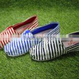 Ms Fashionable Striped Cloth Shoes thumbnail-3