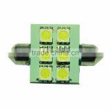 China 6smd 5050 Festoon Led Car Lighting