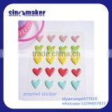 Round Clear Epoxy Resin Enamel Dot Dome Stickers for Phone thumbnail-2