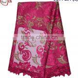 Frenc Lace CL14-231fashionable Latest Design Multi Color Fushial Net Frech Lace for Wholesale thumbnail-6