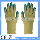 Anti Slip Latex Grip Coated Aramid Safety Equipment Work Gloves thumbnail-3