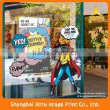 UV Printed 3m Removable Vinyl Sticker for Window Advertising