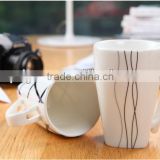 Hot sale 11oz Ceramic coffee mug with spoon