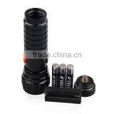 12 Led White Light,7 Led Red Light Aluminum Led Torch thumbnail-4