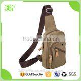 Men's Canvas Cross Body Chest Bag Hiking Camping Cycling Waist Bag thumbnail-2