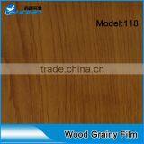 Self Adhesive Wood Grain Vinyl Film for Furniture Decoration,PVC Wood Grain Contact Paper thumbnail-2