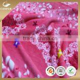 100%poly printed coral fleece winter cloth fabric