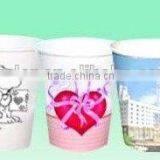 Single side PE coated paper cup for vending machine hot drink