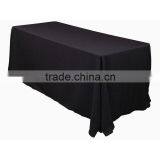 Black Polyester Square Table Cloth/table Linen for Weddings thumbnail-1