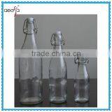 Food Grade Drinking Swing Top Glass Water Bottle With Stoppers thumbnail-1