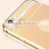 Gold Luxury for Iphone 6/5/5s/5cAluminum Metal Case Acrylic Back Aluminum Bumper thumbnail-6
