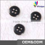 Wholesale high quality 4 holes metal sewing button for shirts