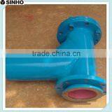 Mining Slurry Alumina Ceramic Lined Wear Resistant Steel Tee Tube thumbnail-3