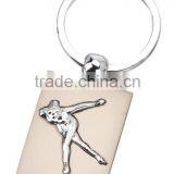 High Quality Custom Ice Skating Sports Metal Keyholder