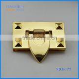 High Quanlity Zinc Alloy Decorative Twist Lock for Purse Hot Sale Metel Bag Parts Wholesale thumbnail-3