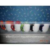 Inner and Handle Colored Ceramic Sublimation Spoon Mug thumbnail-1