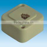 Telephone Wall Socket Surface Mount Jack 6P4C, RJ11