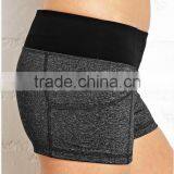 Hot Selling Top Quality Nylon and Spandex Wholesale Sports Yoga Shorts thumbnail-2
