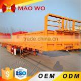 3 Axle 6x4 Flatbed Side Wall Semi Truck Trailer China Exporting thumbnail-6