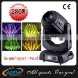 2016 Newest 280w 10r Beam Spot Wash Moving Head Light /dj Night Club Stage Lighting thumbnail-3