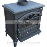 Factory Selling Country Style Wood Stove with Back Bolier