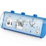2013 New Products Platic Desk/table Alarm Clock With Calendar for Promotion thumbnail-1
