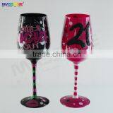 Fashion Wine Glass With Colour Decoration thumbnail-3