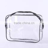 Clear Vinyl Pvc Zipper Bags With Handle
