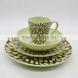 Hot selling stoneware 16-piece ceramic dinnerware set