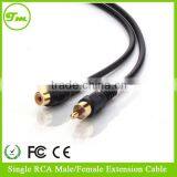 NEW 5M 15FT Extension Composite Single RCA Male to RCA Female Audio Video Cable