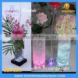 Wholesale Rechargeable 10cm Square Glass Vase Centerpieces Light thumbnail-3