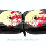 Fashion Blue 32 Capacity PU Leather Cover CD Case DVD Case Car Disc Case thumbnail-4