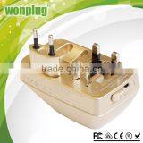 2016 Hot Selling UK EU Travel Adapter With Universal Female Socket thumbnail-2