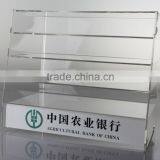 Acrylic bank display/acrylic display racky/Blank holder