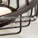 Eco-friendly Style Wall Mounted Bathroom Accessories ORB and PVC Plating Brass Corner Basket for Bathroom Storage thumbnail-3