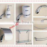 Foshan Luxury Bathroom Accessories Brass / Bathroom Hardware Set